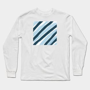 Abstract blue design Long Sleeve T-Shirt